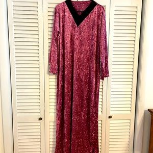 Velvet kaftan/jilbab dress